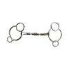 AK Universal Loose Ring Rotary Double Cooper Roller Snaffle Horse