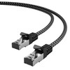 Lumonic CAT7 Patchkabel S/FTP 2m | RJ45 | Schwarz Weiß