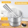 Xpieoyrm 304 Stainless Steel Mortar with Pestle