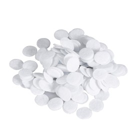 500 Filtros de Microdermoabrasión, Filtros de Algodón, Filtro de Algodón de Esponja de Repuesto (Almohadillas Filtrantes Redondas de 10 mm + Rondas de Algodón)