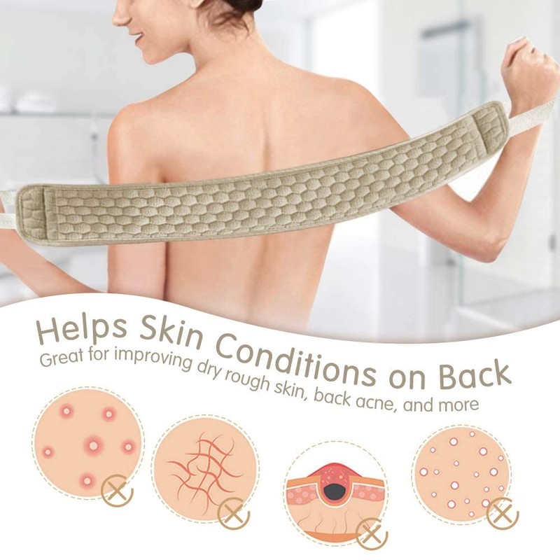 New Exfoliating Back Scrubber for Shower Back Washer for Shower