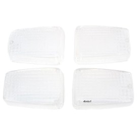 Turn Signal Lens Set - 33402-431-782 - Clear - Compatible with Honda GL500/650/1000/1100/1200 CB650 CB750 CB900F CBX - 1979-1984