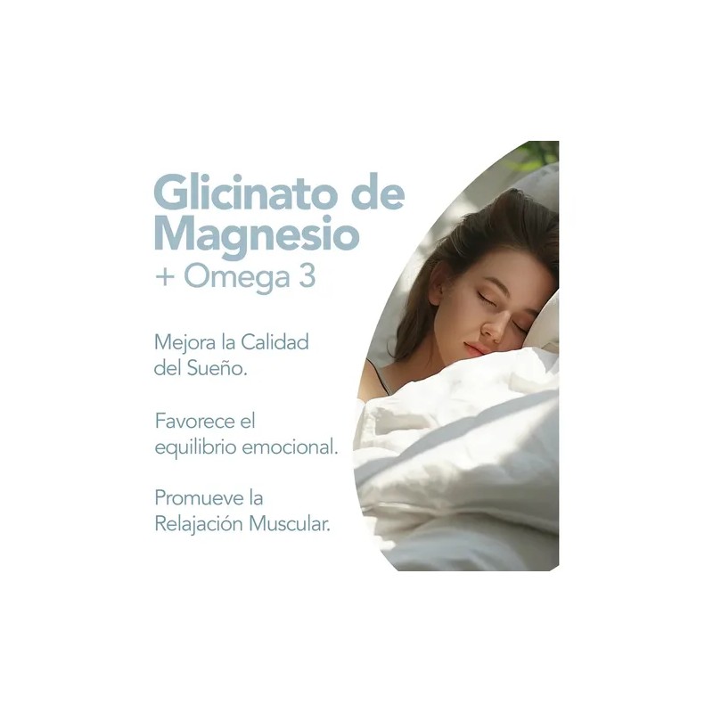 Glicinato Magnesio Omega 120 Capsulas Natgel