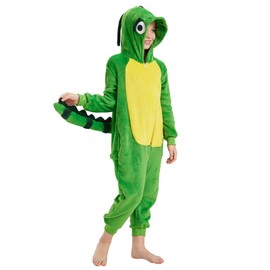 Animal Onesie Costume Children's Jumpsuit Children Large Eyed Monster Costume Children Fancy Dress Costumes Children Carnival Costume Children Sleepsuit Children Flannel Pyjamas Girls Boys for