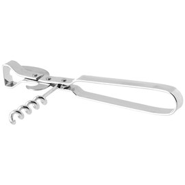 Chef Aid Can Opener with Corkscrew, Silver