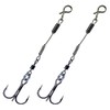 K.P Baits Stinger Drilling Anxiety Hooks with Swivel Pack of