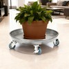 RIAMTGCX Rolling Plant Caddy Dolly with Wheels, 16" Heavy Duty