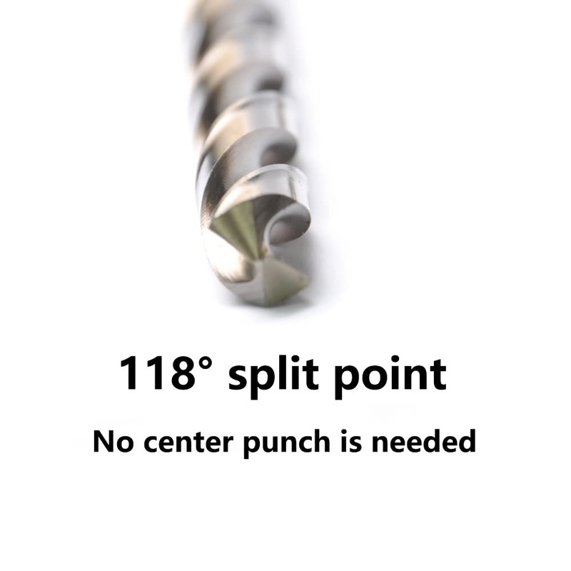 VALYRIANTOOL 3/32" Cobalt Drill Bits(20PCS), M35 HSSCO High Speed Steel