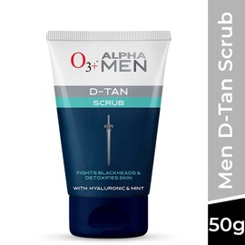 O3+ Alpha Men Acno D Tan Scrub With Hyaluronic & Mint 50gm