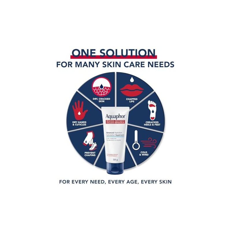 Aquaphor Advanced Therapy - Pomada curativa para la piel, tubo