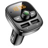 【Advanced Model】FM Transmitter Bluetooth Car 【Fast Charging PD65W Compatible USB