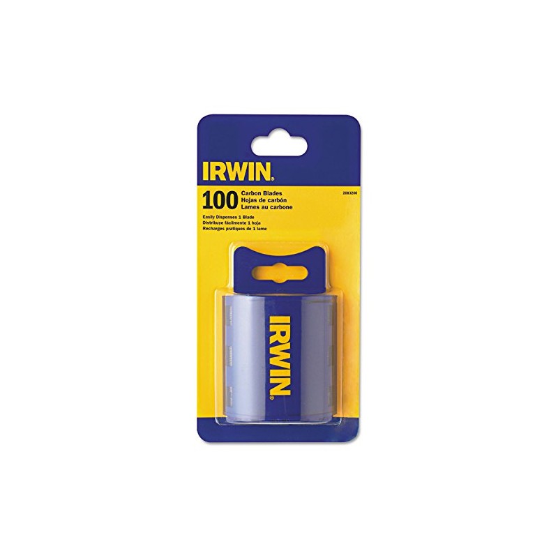 IRWIN 2083200 Utility Knife Traditional Replacement Blades, 100 Pack