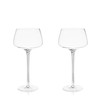 Viski Angled Stemmed Cocktail Glasses for Aperol Spritz, Campari Spritz,