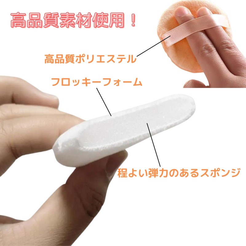 GeneX Pressed Powder Puff 2.2 inches (5.5 cm) Diameter Powder