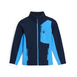 Spyder Boy's Bandit Zip Fleece Ski Base Layer Jacket