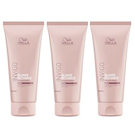 Invigo Wella Professionals Blonde Recharge Warm Blonde Conditioner 250 ml Each = 750 ml