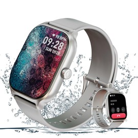 Smart Watch, IP68 Waterproof, 2.10 inch Large Screen, Women's, Men's, Bluetooth 5.3 Calling Function, Incoming Calls/Message Notifications, DIY Dial, Various Exercise Modes, Sleep Management, Female