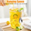Long Stainless Steel Spoons, Set of 7 Ice Cream Spoons,