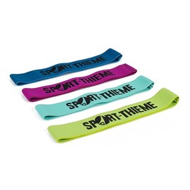Sport-Thieme Elastic Fabric Fitness Band, Flexible Textile Band, Gymnastics Band, Resistance Band, Available in Four Different Tensile Strengths, L x W: 32 x 5 cm, Nylon, Polyester, Latex