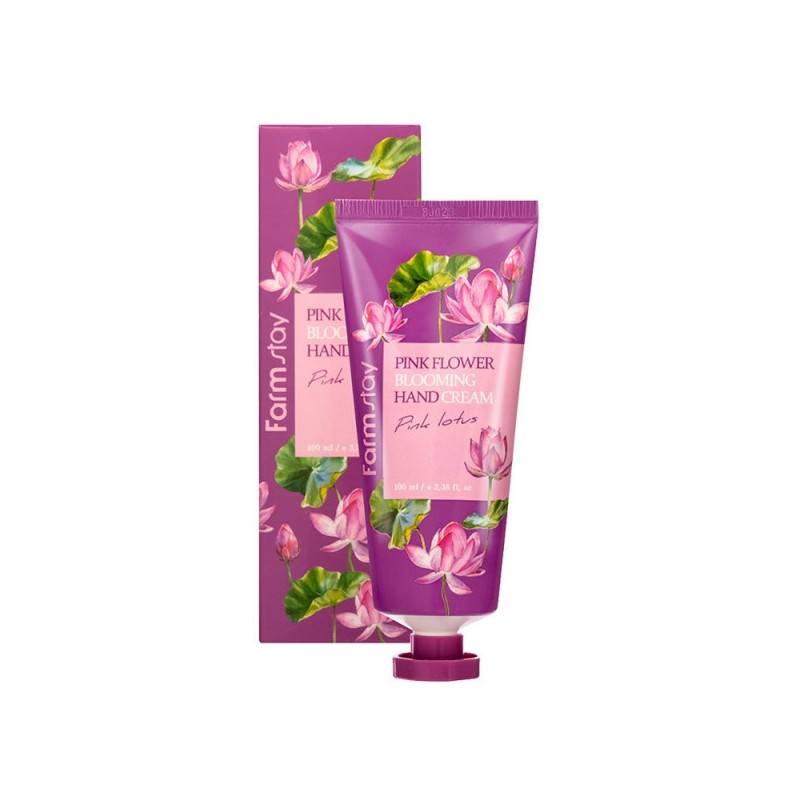 Farm Stay Pink Flower Blooming Hand Cream 100ml Pink Lotus