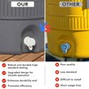 5PC Upgrade Push-Button Cooler Spigot Replacement, Compatible with Igloo 2,