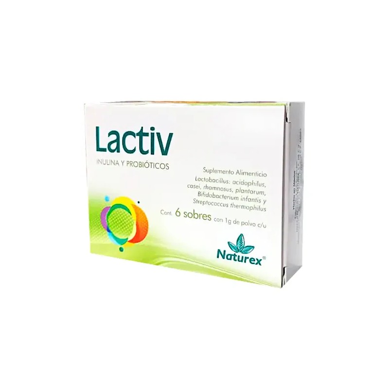 Pack 3 Lactiv Inulina Y Probioticos 6 Sobres 1 G