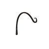 Achla Designs TSH-05 Upcurled, 12-inch Wrought Iron Wall Bracket Hook,