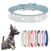 Dazzling Sparkling Crystal Rhinestone Adjustable Dog Collar Puppy Cat Pet