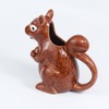 ISTOOLL Squirrel Gravy Boat, 6 Oz Ceramic Sauce Boat for