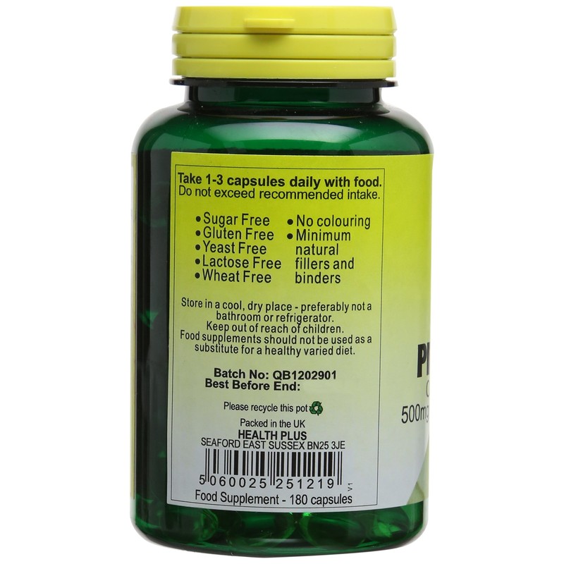 Health Plus Evening Primrose Oil 500mg Omega-6 Supplement - 180
