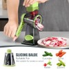 KEOUKE Rotary Cheese Grater Hand Crank Transparent - Shredder Slicer