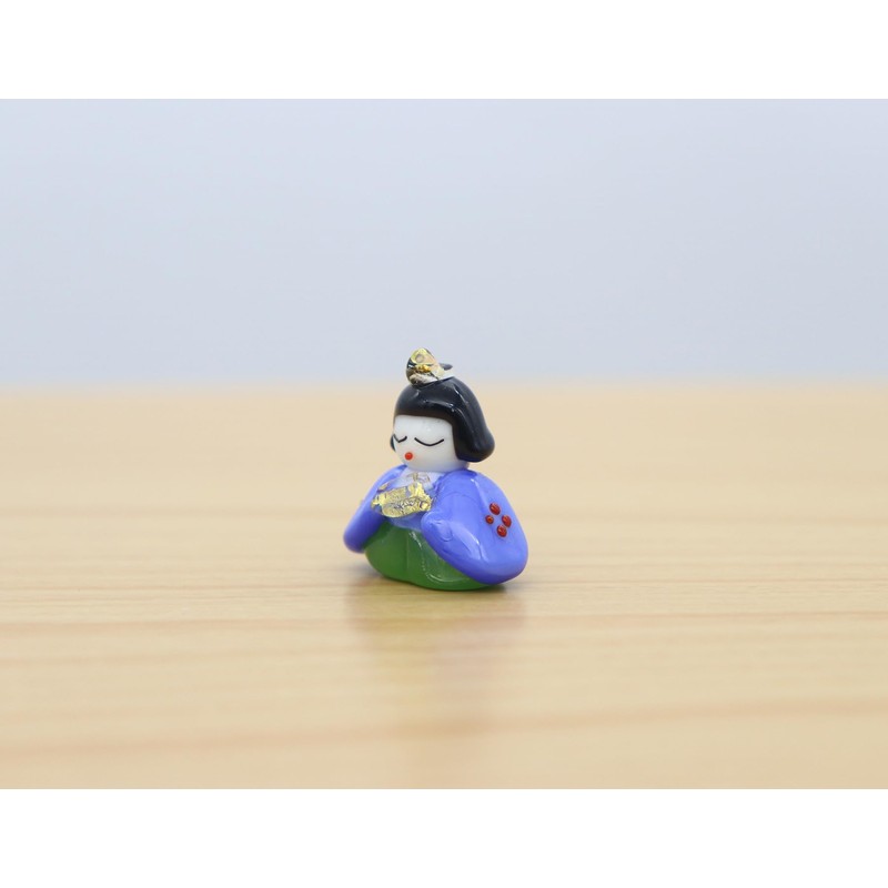 Glass Square Cute Glass Hinamatsuri Go-in-Hayashi Uta Small
