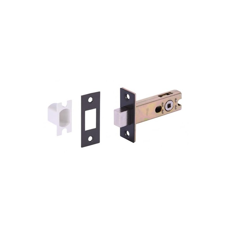 HANDLEZONE® Bathroom Toilet Door Deadbolt Lock - Black Matt -