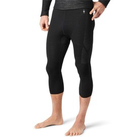 Smartwool Men's Intraknit Thermal Merino Base Layer 3/4 Bottom Black-White Xxl