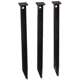 Master Mark Plastics 12103 ABS Plastic Stake Anchors For Landscape Edging, 10-Inch, 3 Pack