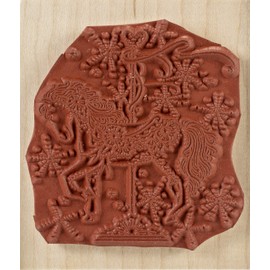 Hero Arts H6355 Woodblock Stamps, from The Vault Floral Carousel Filly