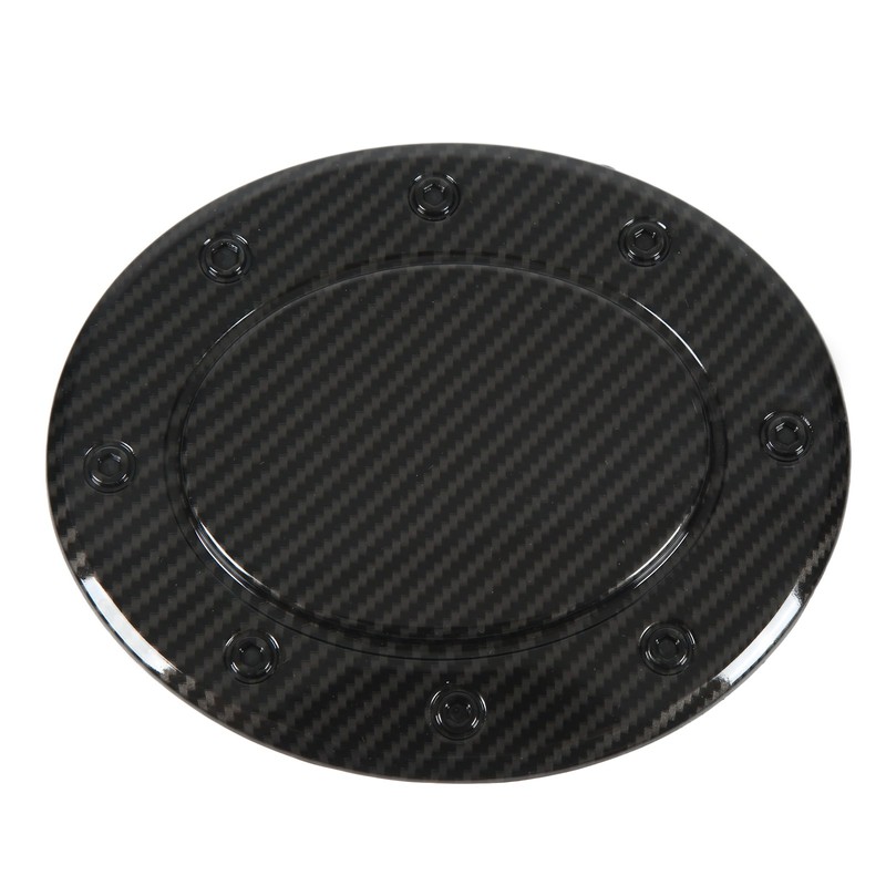 Gas Cap Cover Carbon Fiber Pattern Fuel Tank Door Cover