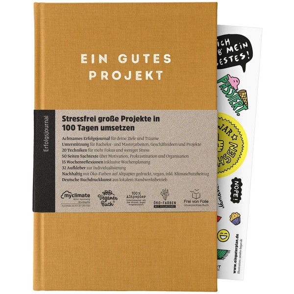 A good project: mindful success journal for 100 days, achieving