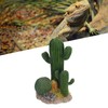 Simulation Resin Cactus Ornament Stable Aquarium Cactus Decoration with Succulents