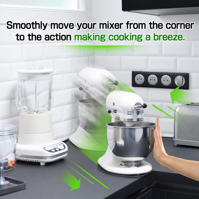Sipnore Mixer Slider Mat for KitchenAid Stand Mixer 5-8 QT,