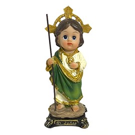 Gigi's Classy Kids St Jude Baby Face 8 inch inch Statue Figurine Estatua Imagen San Judas Tadeo Religious Gift
