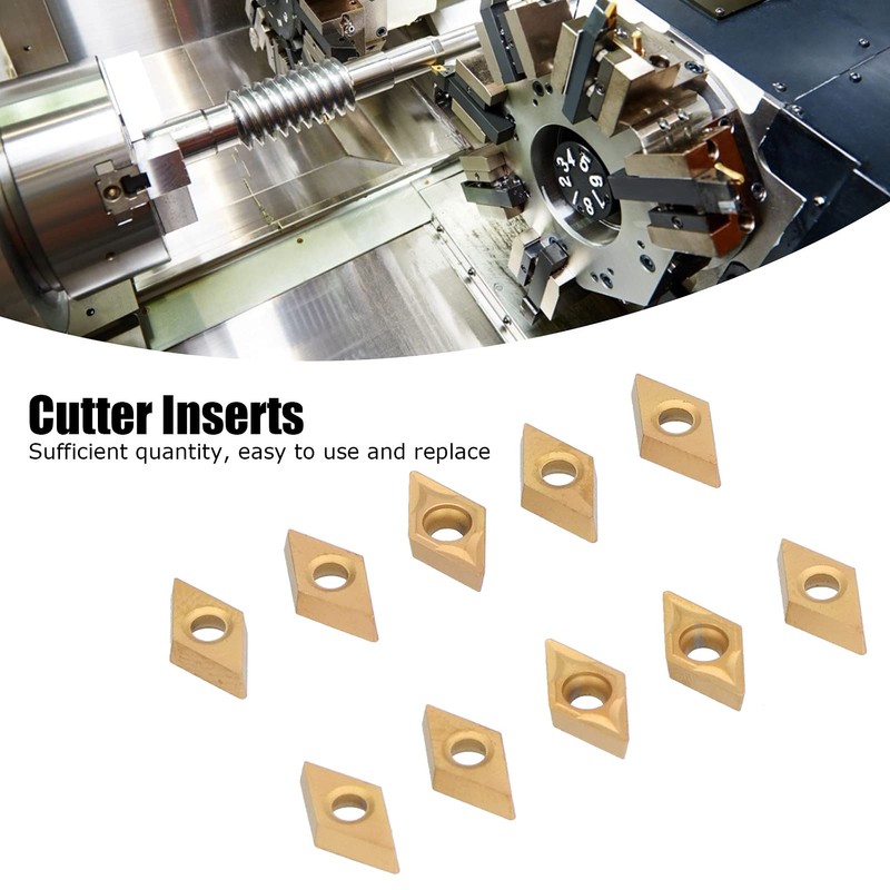 10Pcs Carbide Turning Inserts, Carbide Inserts, Wood Turning carbide Cutter