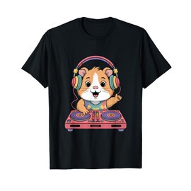 Cute Dj Hamster Music Lover Delight T-Shirt
