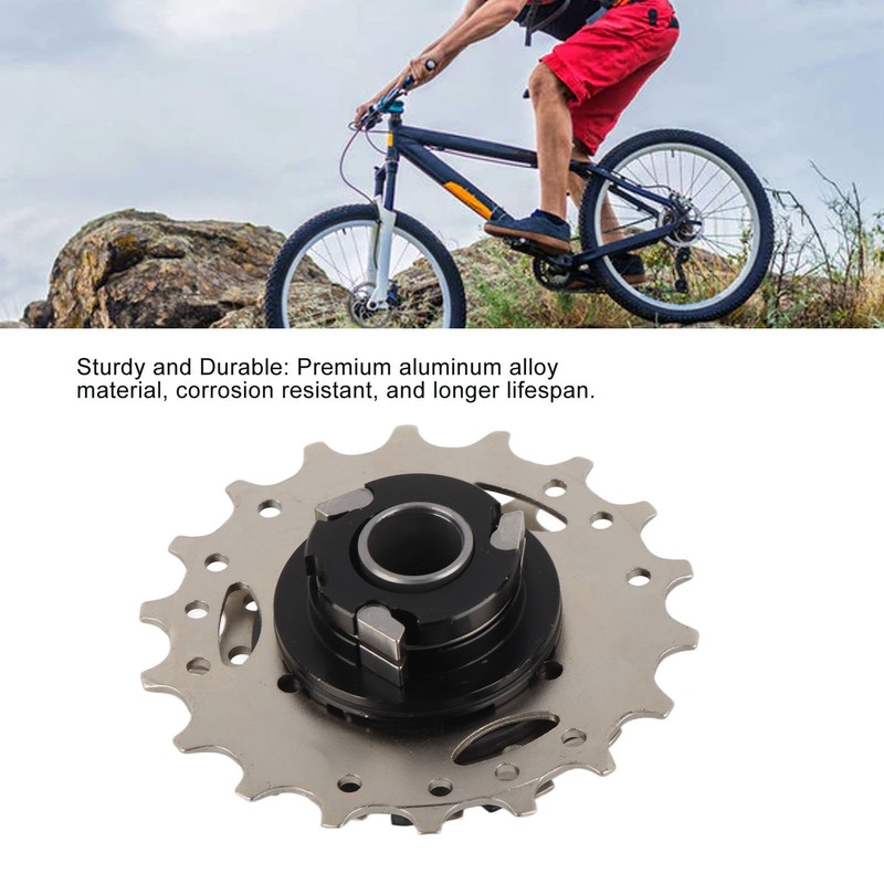 Bike Freewheel Aluminum Alloy 2 Bearing Outer 5 Speed Folding