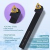 Gluwoer Indexable Lathe Turning Tool 1/2" 12mm Shank 21PCS Kit-7PCS