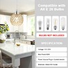 TISLYCO Plug-in Crystal Chandelier Lighting with Long Cord 13.12ft and