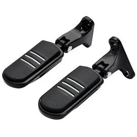 Americruise Motorcycle Passenger Mini Footboard Mounting Kit Passenger Footpegs Link Kit Foot Rest Pegs Mount Kit for Harley Touring Road King Electra Glide Street Glide (1 Set)