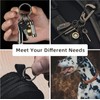 MecArmy Keychain, Titanium Carabiner EDC Key Ring Clip, Anti-Lost Quick