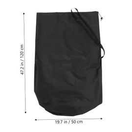 BESPORTBLE Patio Heater Cover Protector for Outdoor Garden Heater and Dustproof for Weather Conditions Black Design