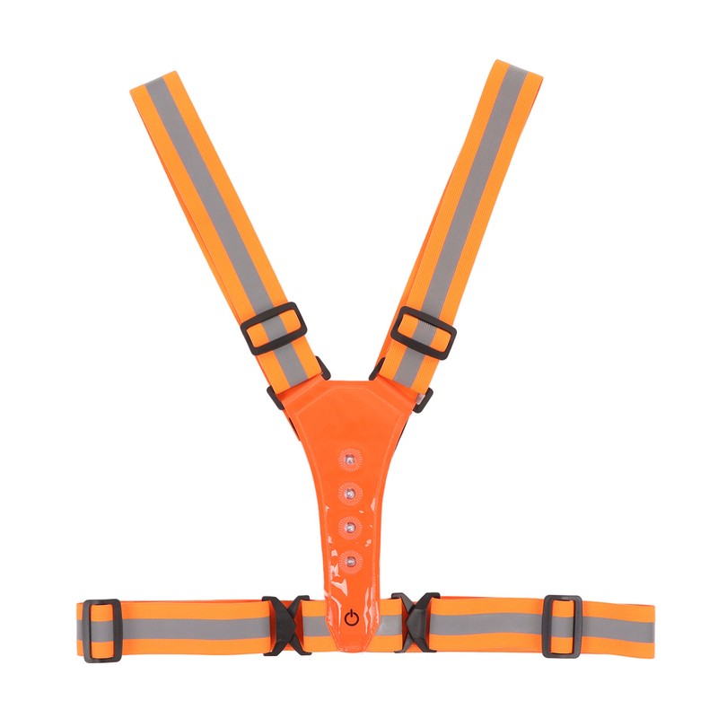 LED Reflective Vest Running Gear Band 3 Lighting Mode 360°